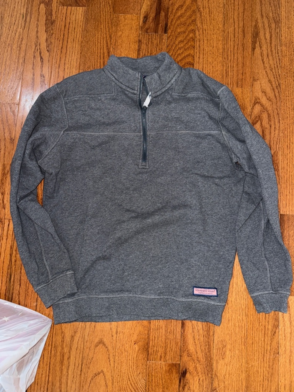 Vineyard Vines Men's 1/4 Zip Pullover Sweatshirt size medium Gray